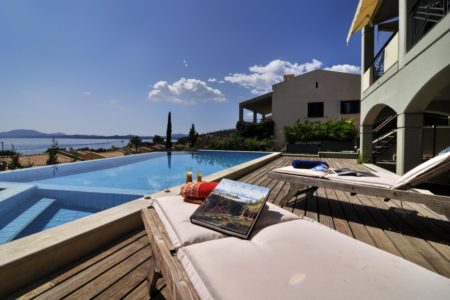 Villas in corfu with a pool