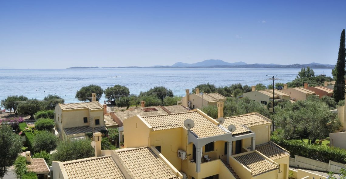 View of the sea from Villa aelos balcony